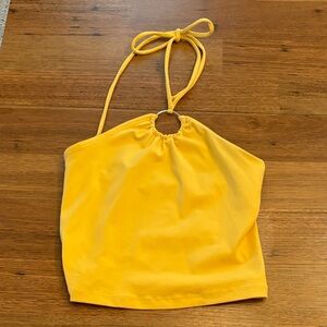 Abercrombie & Fitch Yellow Camisole Top